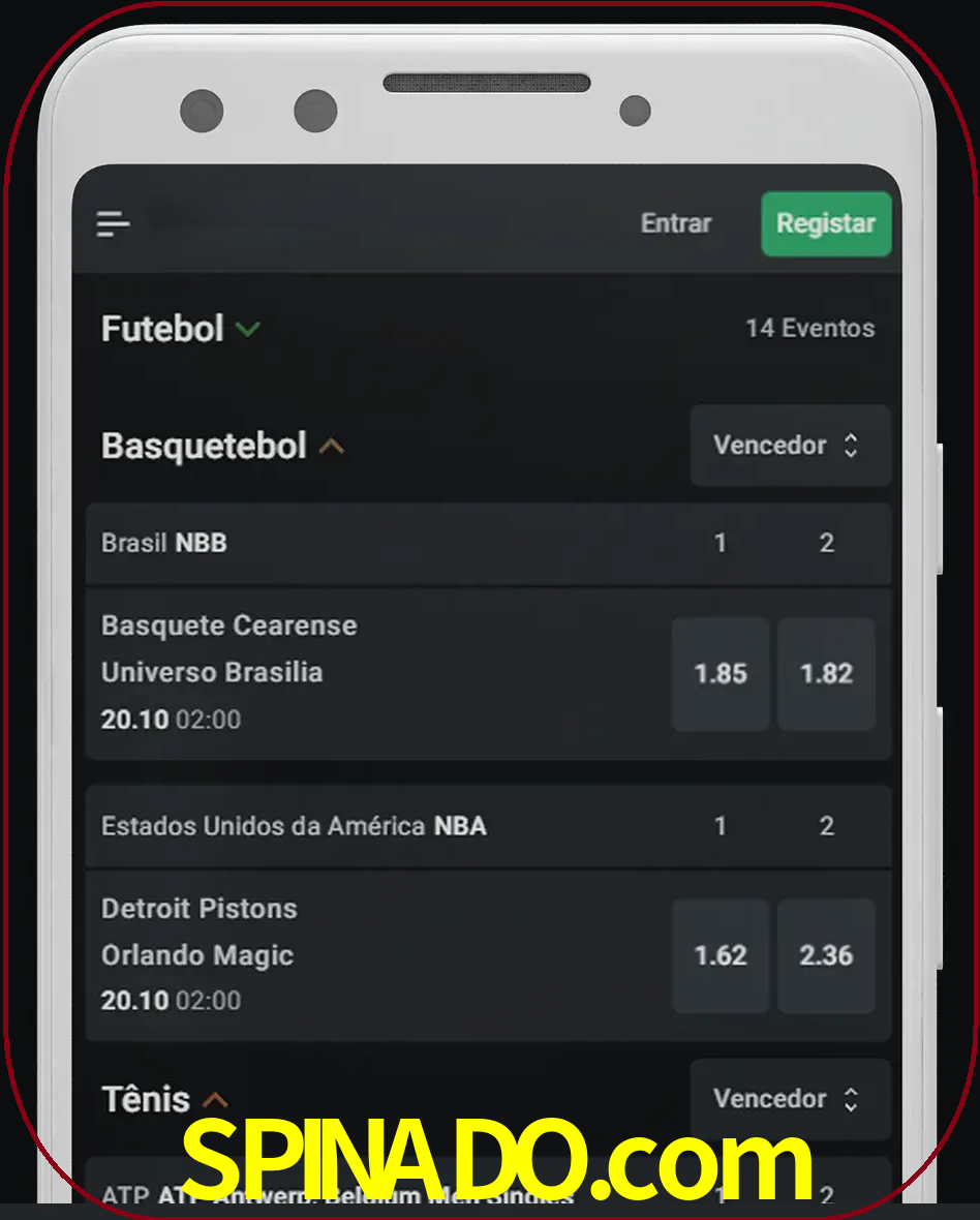 Aposte e assista aos esportes em formato ao vivo.