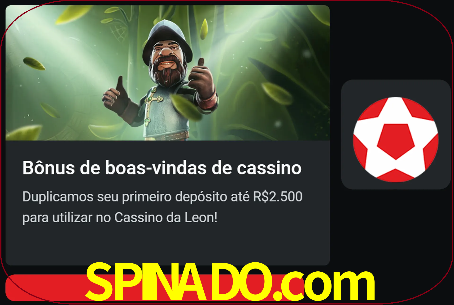 Receba seu dinheiro do bônus de boas-vindas após o primeiro depósito.