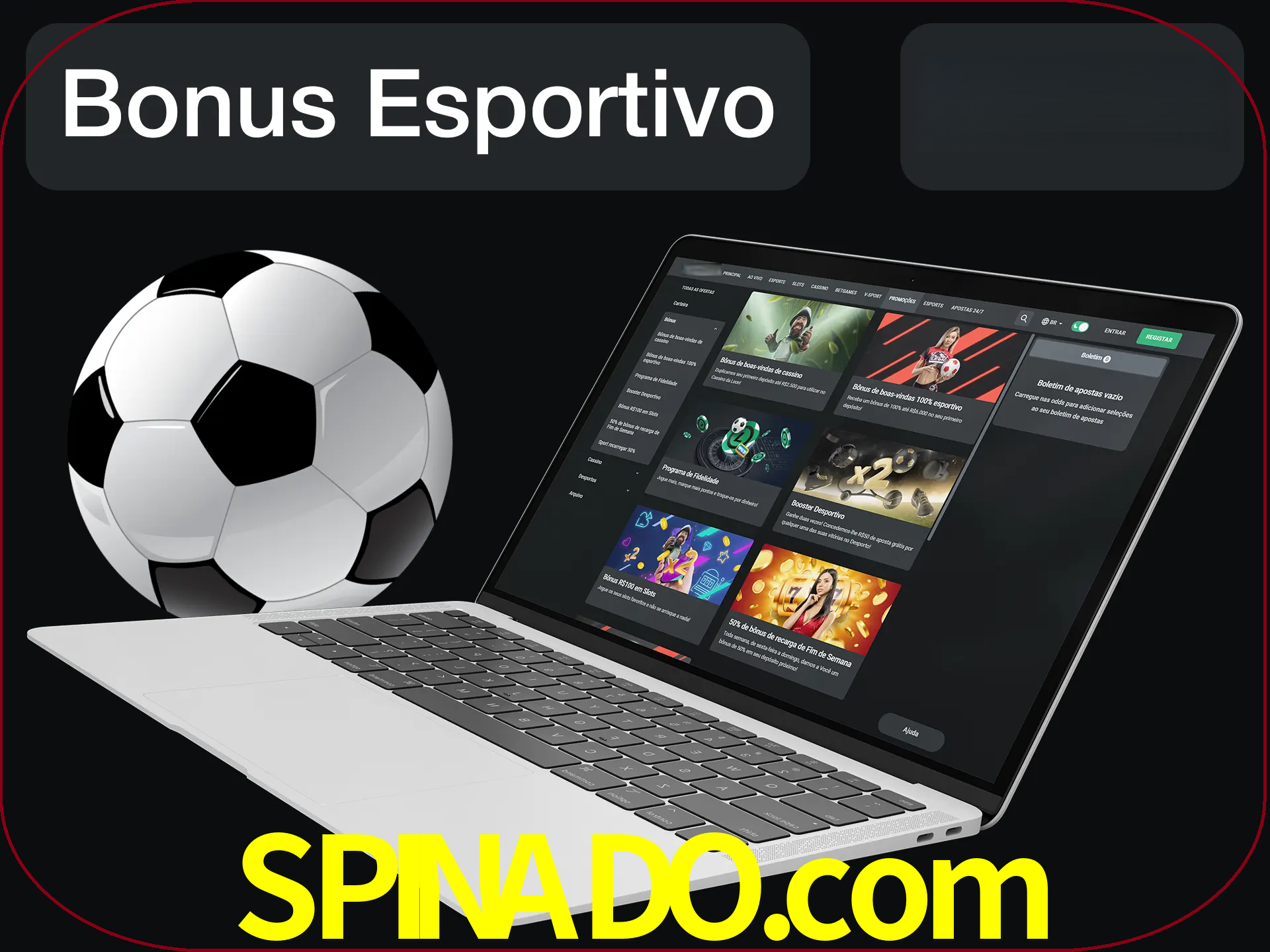 Antes de começar a apostar, use o bônus esportivo.