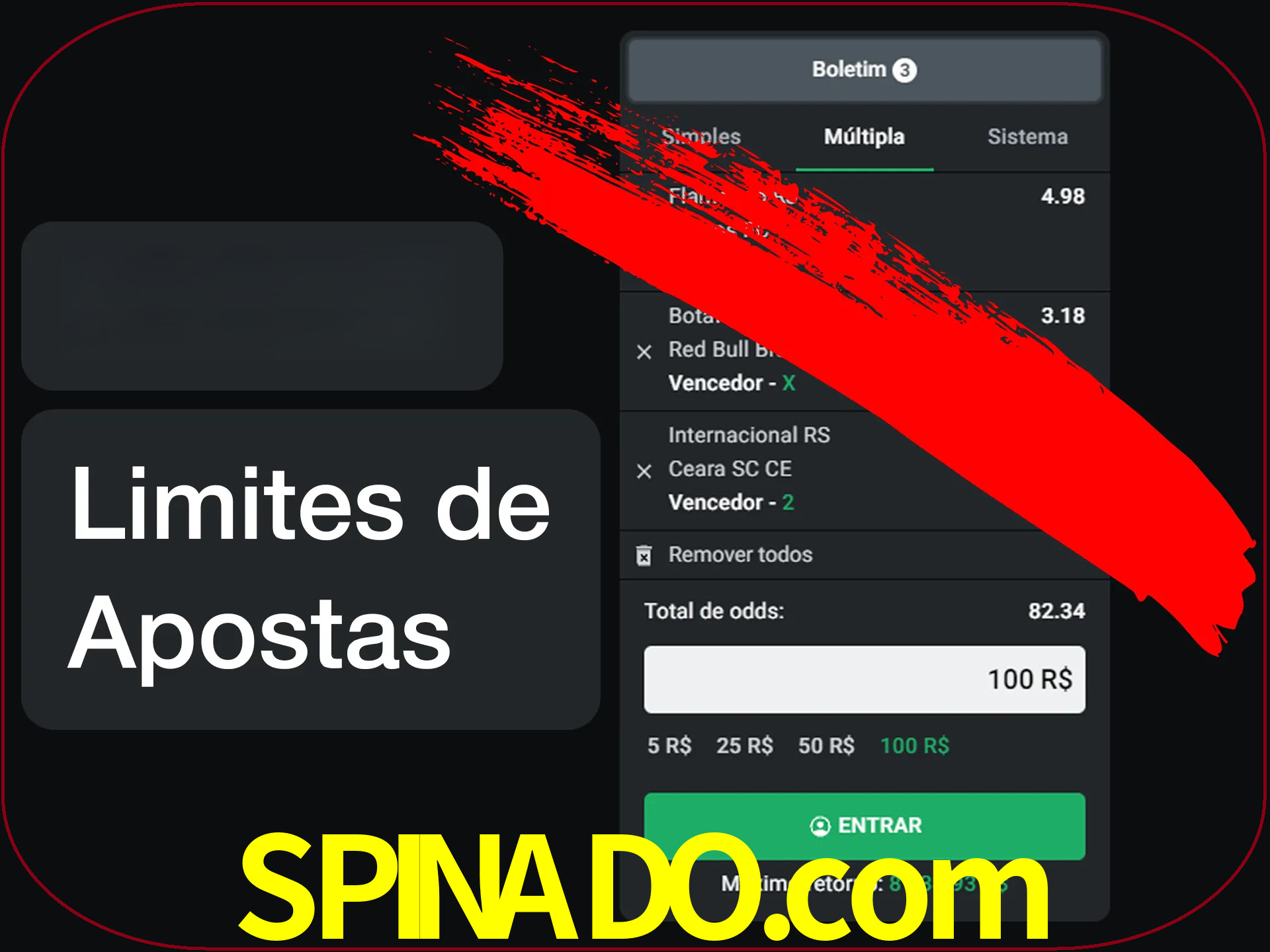Não faça apostas loucas.
